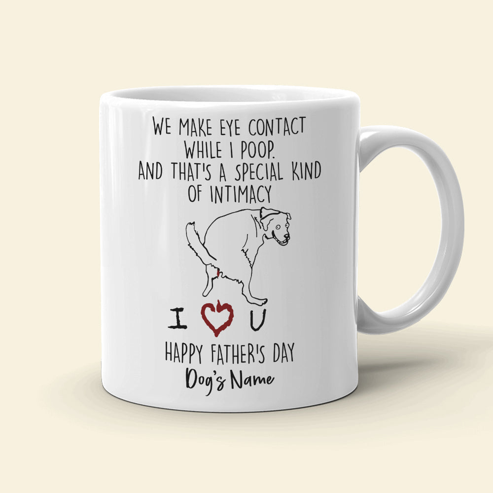 Happy Father's Day - Personalized White Mug - Gift For Dad
