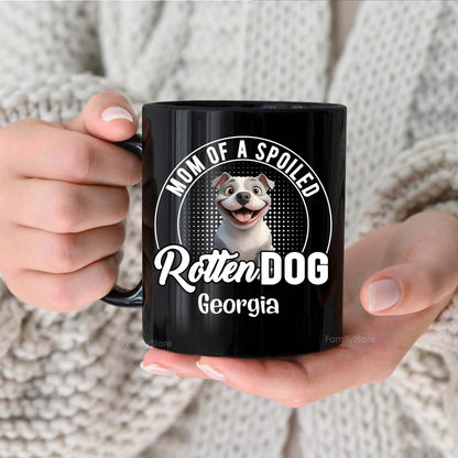Lovely Spoiled Rotten Dog Chibi Cartoon - Personalized Mug - Gift for Pet Owners, Dog Lovers | CLP15.v3 HH01