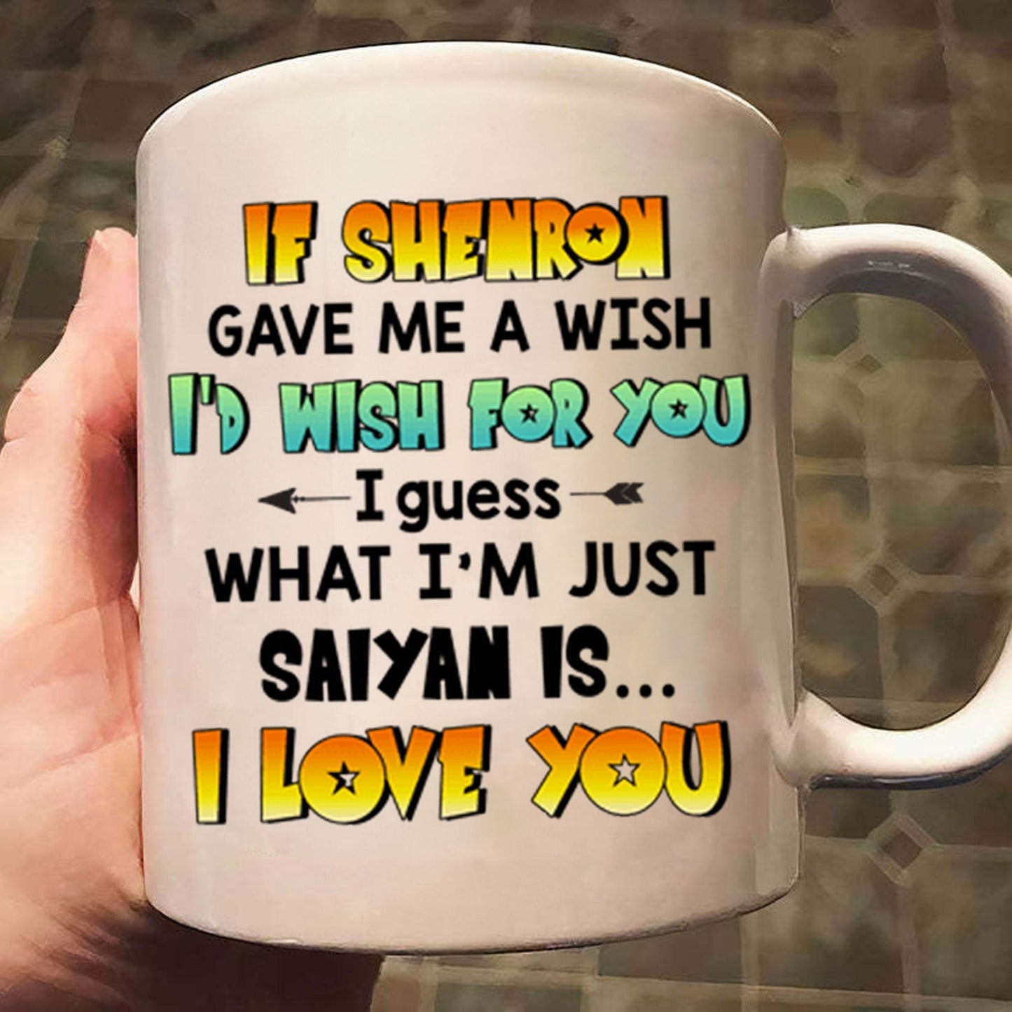 Dragon Ball What Im Just Saiyan I Love You - Gift For Couple - Personalized Ceramic Mug - CL18 NH96