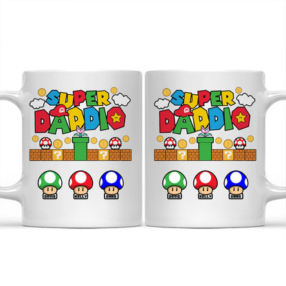Funny Super Daddio Gift For Father's Day Personalized Ceramic Mug
