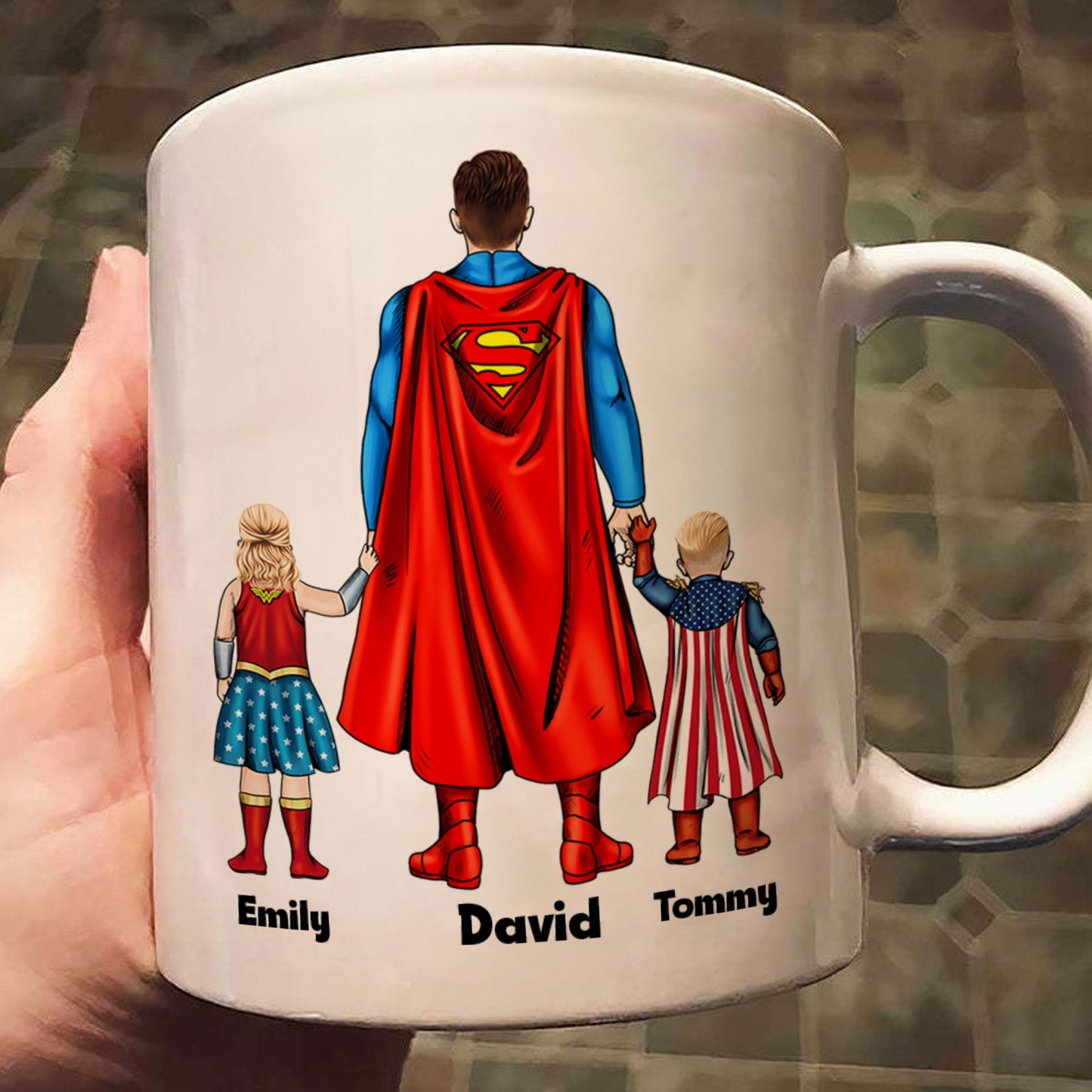 When It Comes To Being A Best Dad - Gift For Father's Day - Personalized Ceramic Mug