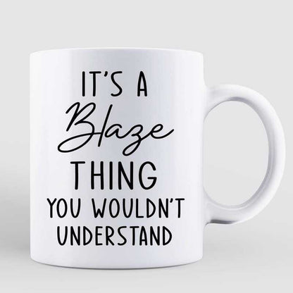 A Thing You Wouldn't Understand Family Name Personalized White Mug