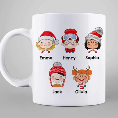 Better With Grandkids Christmas Personalized Coffee Mug