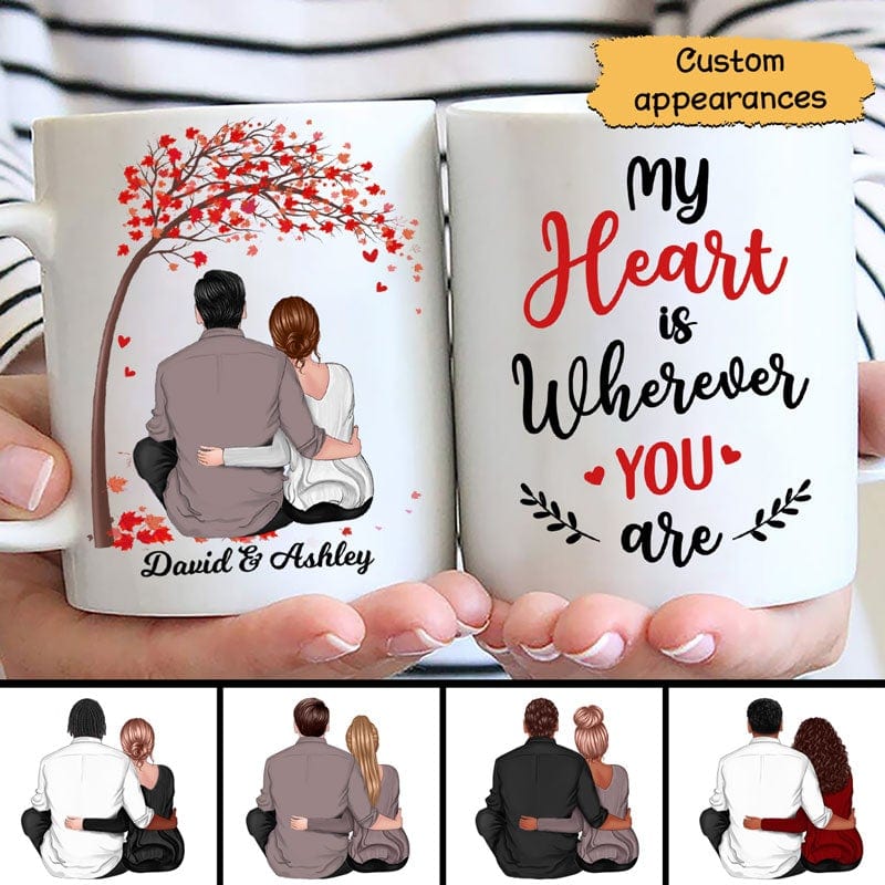 Couple Under Tree Gift For Him For Her Personalized Mug