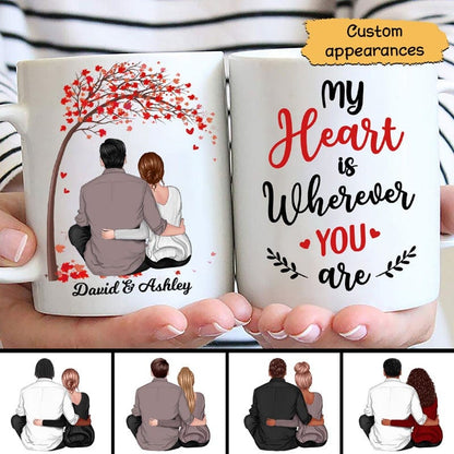 Couple Under Tree Gift For Him For Her Personalized Mug