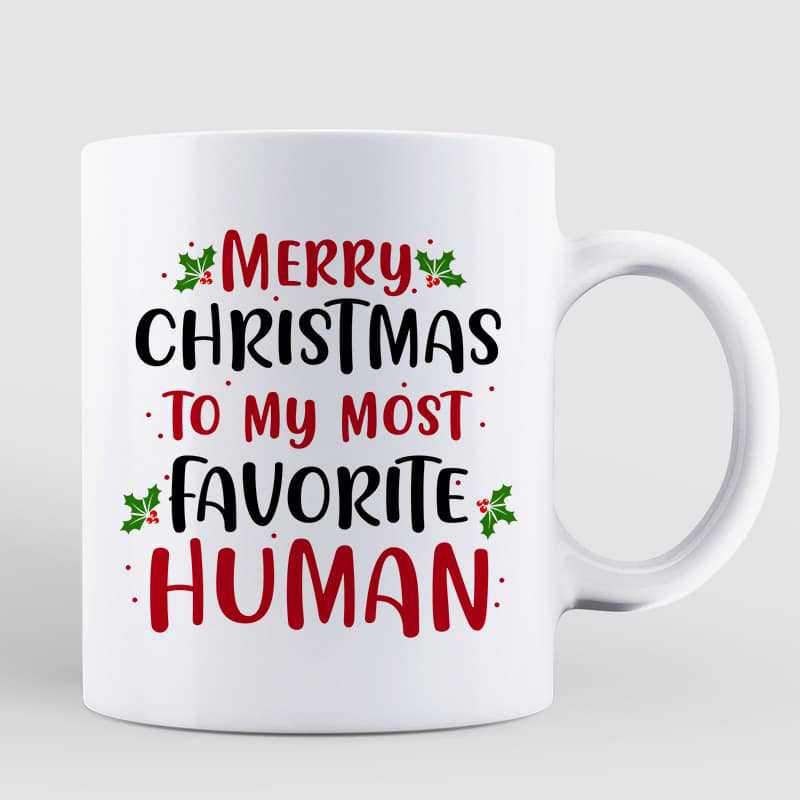Doll Besties Sisters Sitting Christmas Personalized Mug