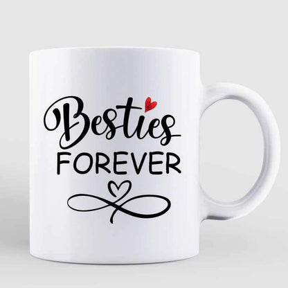 Doll Girls Sitting Under Tree Gift For Besties Sisters Siblings Personalized Mug
