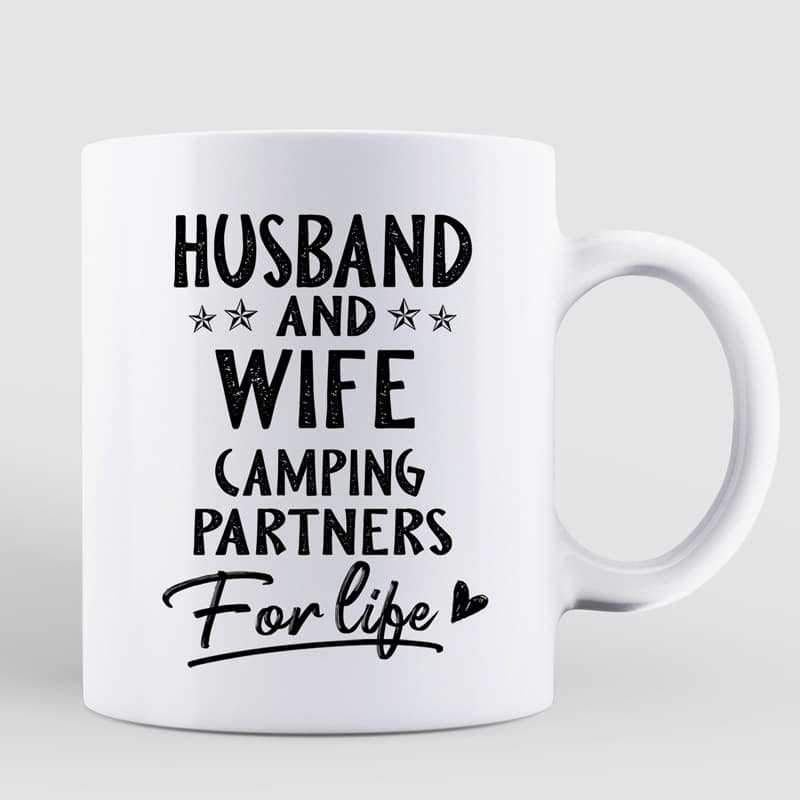 Doll Couple Camping Gift For Him For Her Personalized Mug
