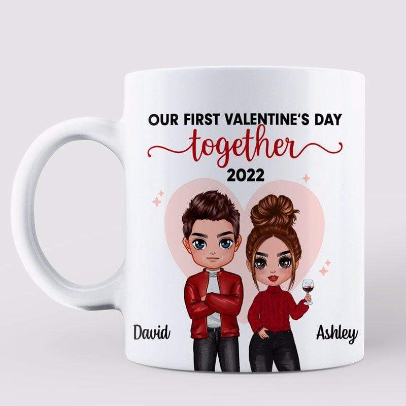 Doll Couple First Gift Personalized Mug