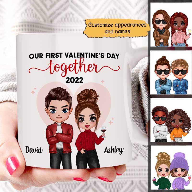 Doll Couple First Gift Personalized Mug