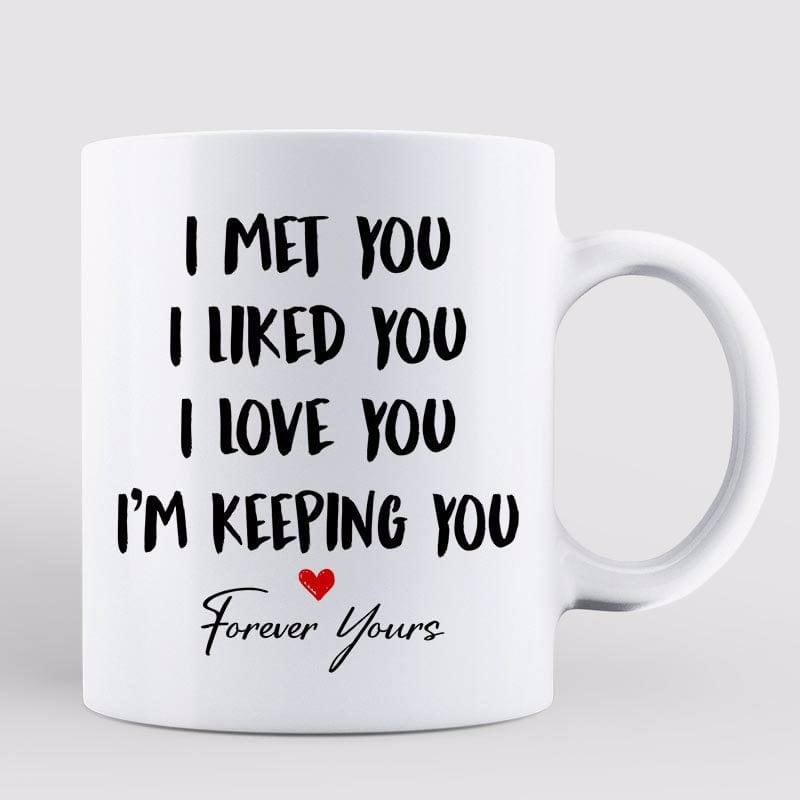 Doll Couple Standing Gift For Him For Her Personalized Mug