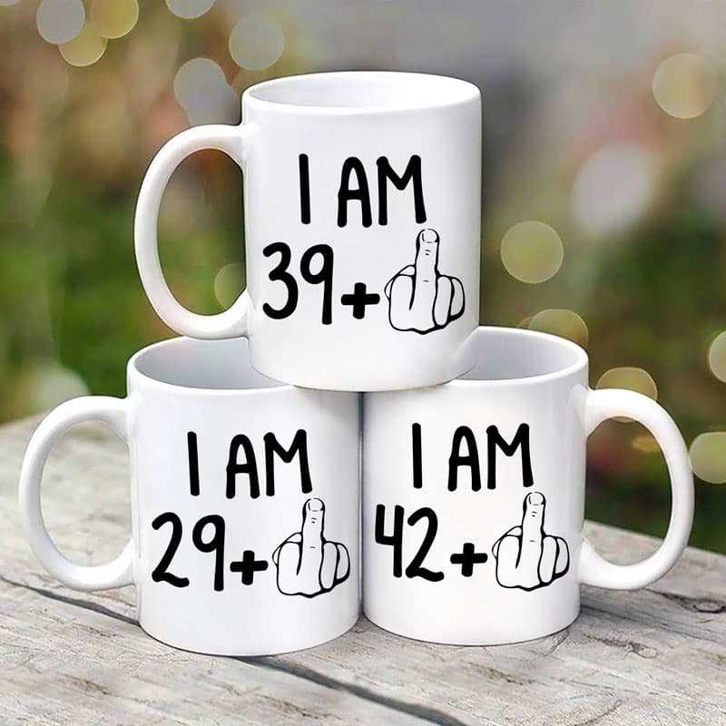 Funny Birthday Gift Middle Finger Plus Gift For Family Best Friends Siblings Couple Personalized Coffee Mug