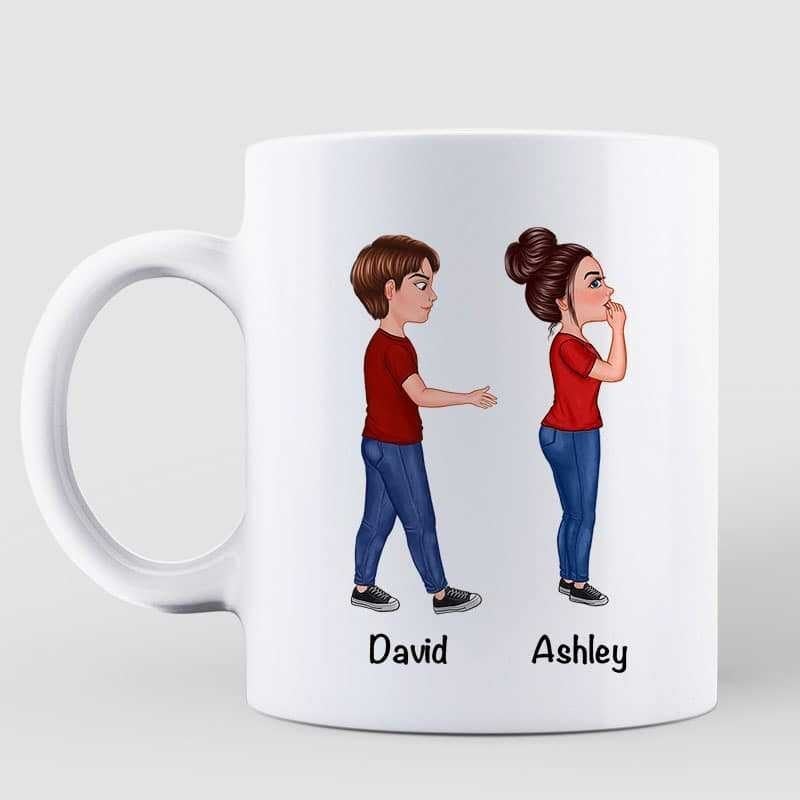 Roses Are Red Doll Couple Funny Gift For Him For Her Personalized Mug