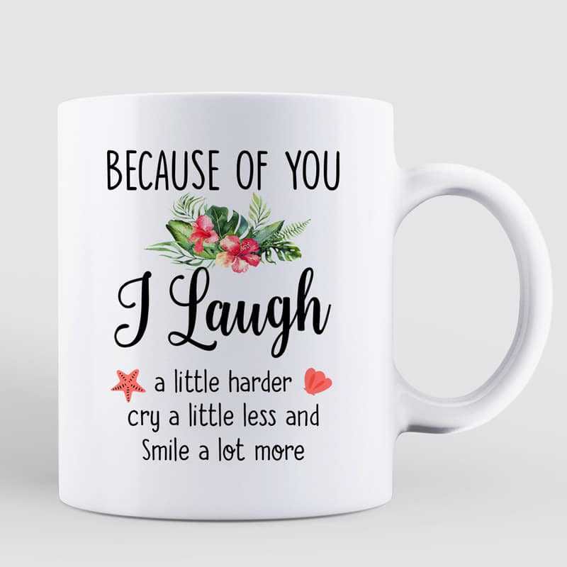 Standing Doll Summer Besties Personalized Mug