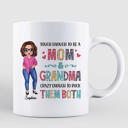 Tough Mom Grandma Personalized Mug