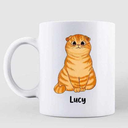 Best Fluffin Cat Dad Ever Personalized Mug