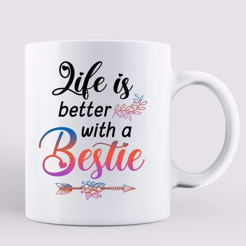 Bohemian Besties Hippie Personalized Coffee Mug