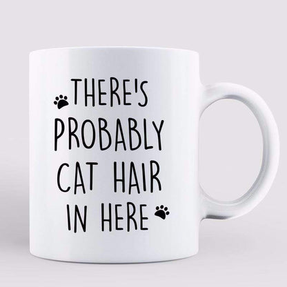 Cat Hair In Here Sitting Cat Personalized Mug