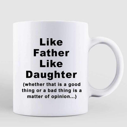 Cool Like Father Like Daughter Personalized Mug