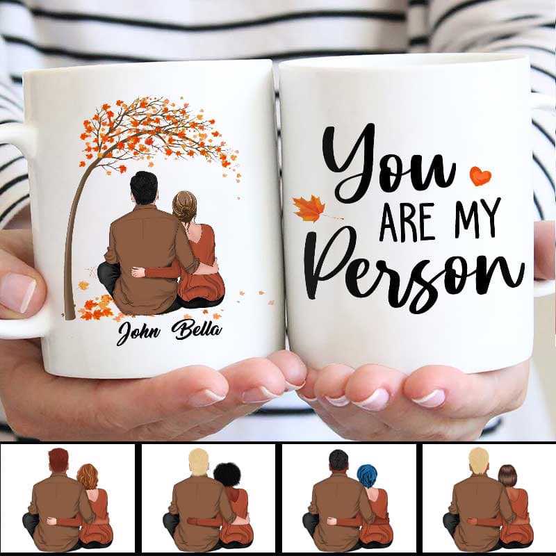 Couple Fall Season Gift For Him For Her Personalized Mug
