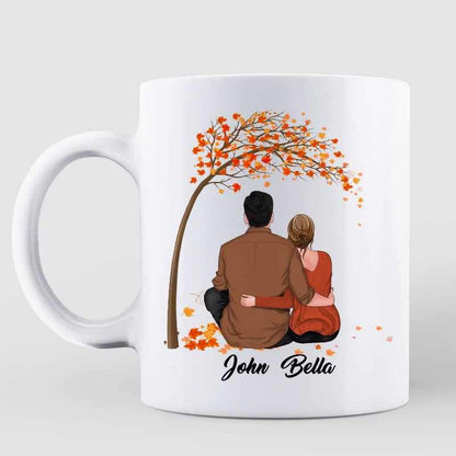 Couple Fall Season Gift For Him For Her Personalized Mug