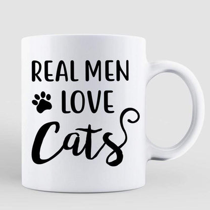 Father Of Cats Old Man Personalized Mug