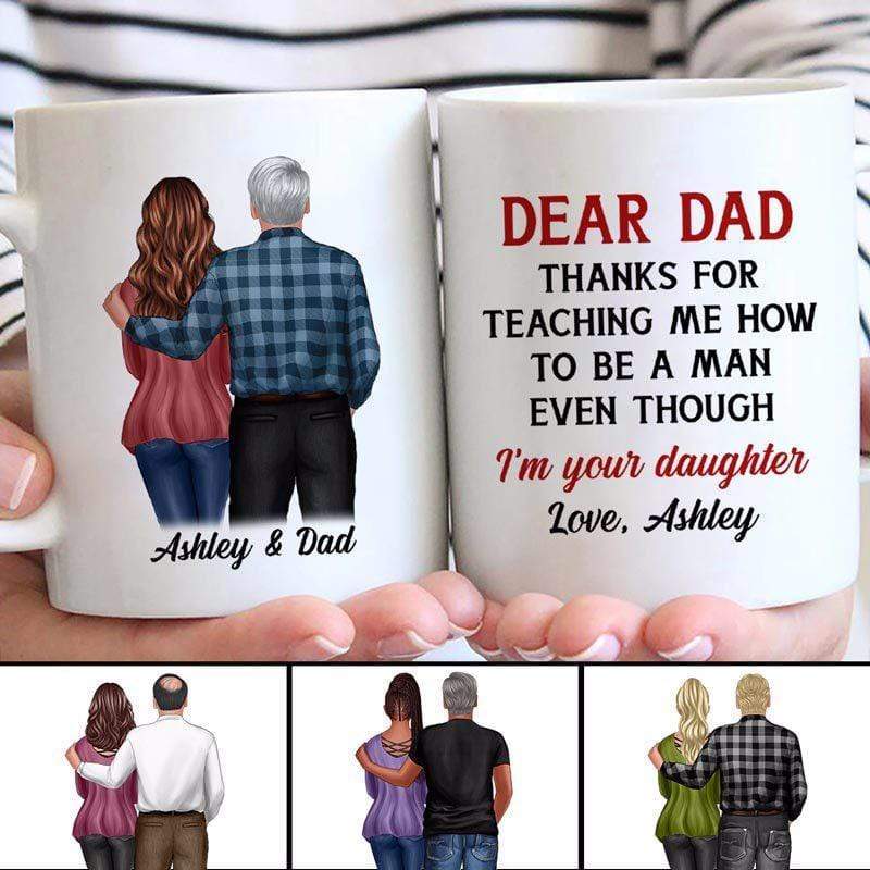 Father's Day Dear Dad From Daughter Personalized Mug