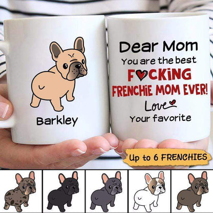 French Bulldog Best Dog Mom Personalized Coffee Mug