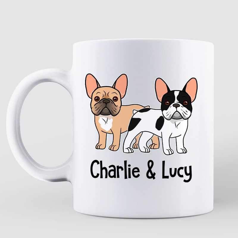French Bulldog Dog Hair In Here Personalized Coffee Mug