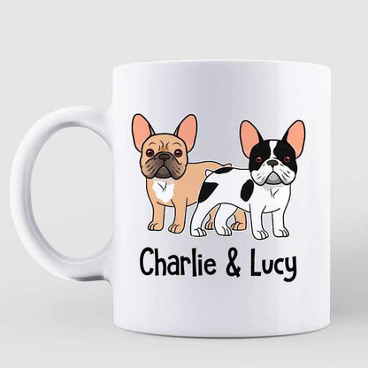 French Bulldog Dog Hair In Here Personalized Coffee Mug
