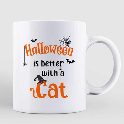 Halloween Witch Cat Mom Personalized Mug