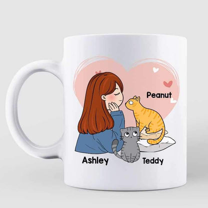 My Cats Chibi Personalized Mug