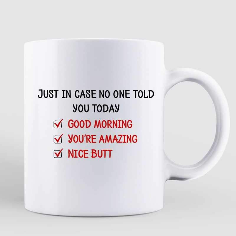 No One Told You Stick Couple Personalized Mug