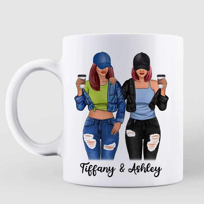 To My Bestie Cool Girls Personalized Mug
