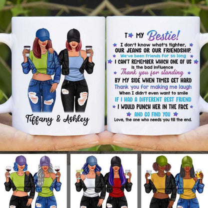To My Bestie Cool Girls Personalized Mug