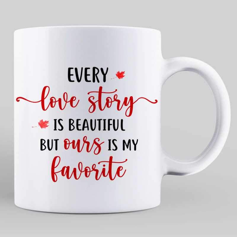 Couple With Car And Tree Personalized Mug