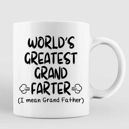 World's Greatest Farter Funny Gift For Dad Father Personalized Mug