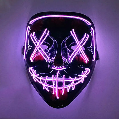 Wireless Halloween LED Purge Mask