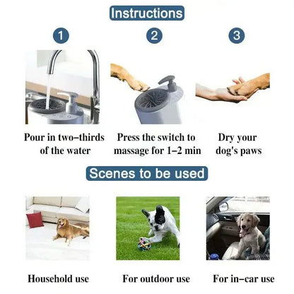 Automatic Pet Paw Cleaner