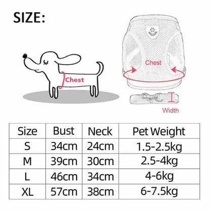 Dog Harness with Leash
