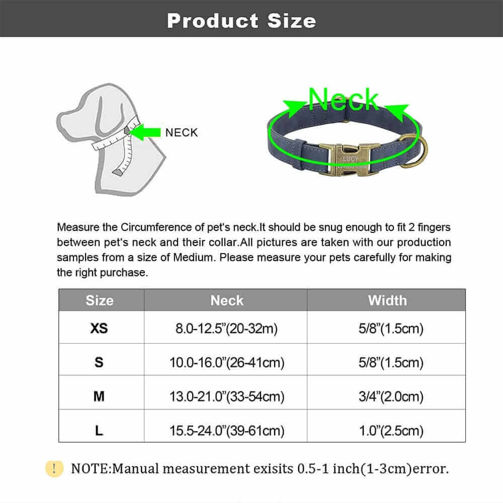 Leader Dog ID Collar