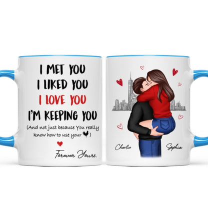 I Love You Forever Yours Funny Gift For Couple Gift Personalized Mug