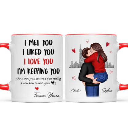 I Love You Forever Yours Funny Gift For Couple Gift Personalized Mug