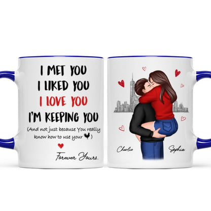 I Love You Forever Yours Funny Gift For Couple Gift Personalized Mug