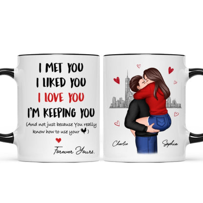I Love You Forever Yours Funny Gift For Couple Gift Personalized Mug