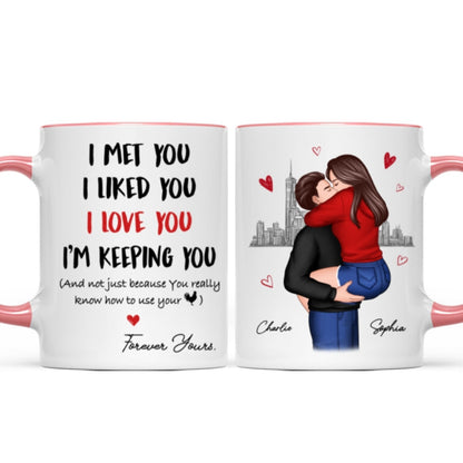 I Love You Forever Yours Funny Gift For Couple Gift Personalized Mug