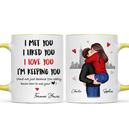 I Love You Forever Yours Funny Gift For Couple Gift Personalized Mug