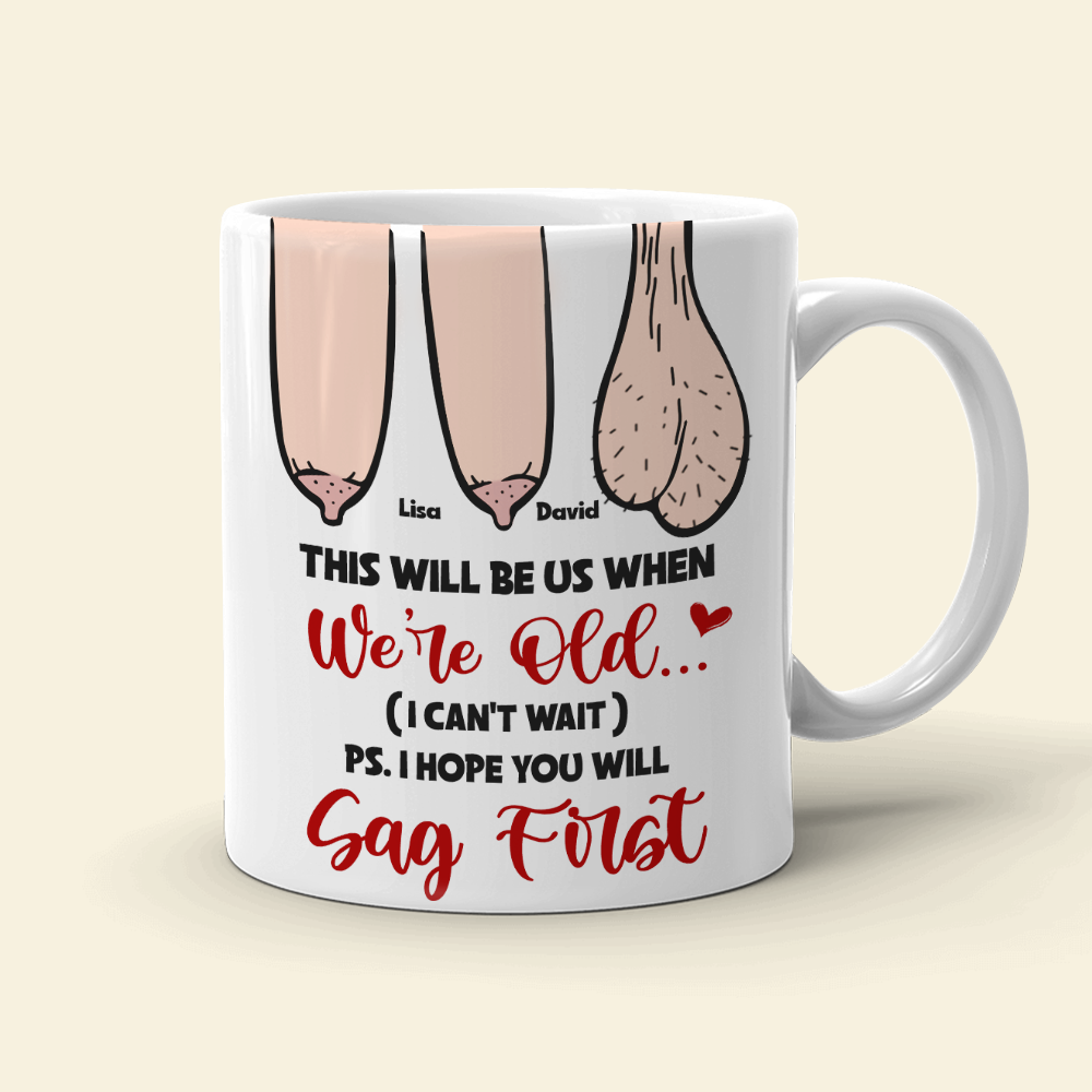 Funny Old Couple-This Will Be Us When We're Old Personalized Couple Mug