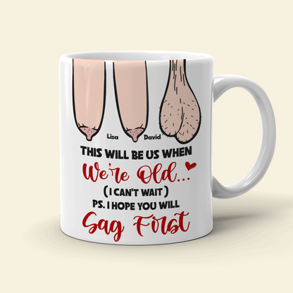 Funny Old Couple-This Will Be Us When We're Old Personalized Couple Mug