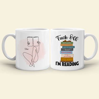 I'm Reading, Reading Book White Mug Gift